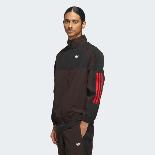 Brown Skateboarding Gatsele Track Jacket