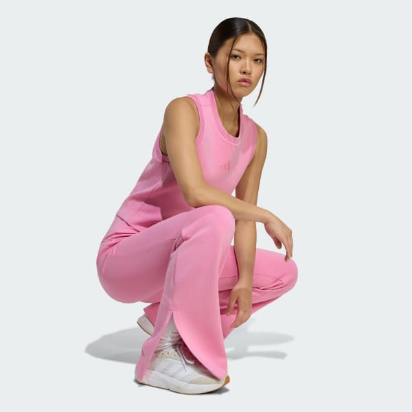 Pink Soft Lux Flared Pants
