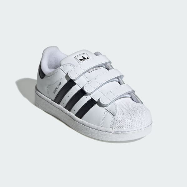 White Superstar II Comfort Closure Shoes Kids
