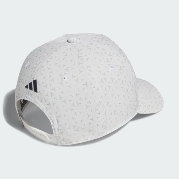 White TOUR PRINT SNAPBACK HAT