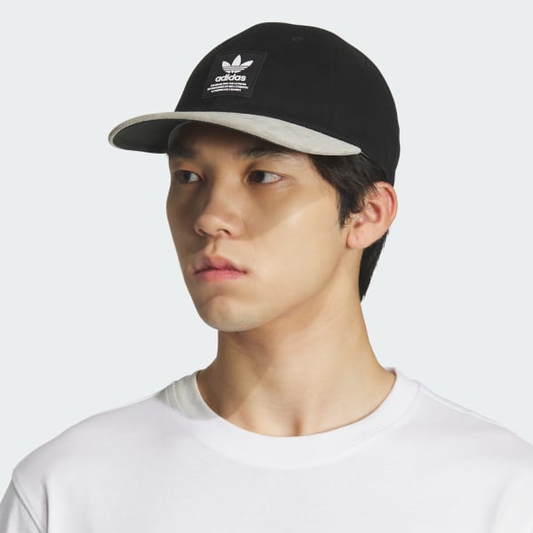 Black Terrace Strapback Hat