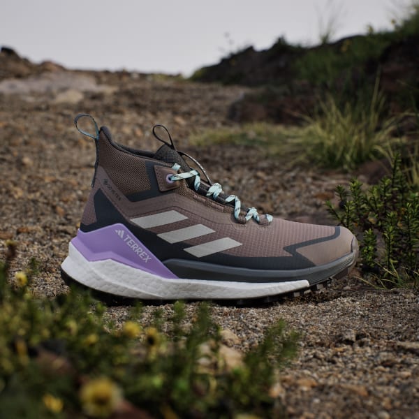Brown Terrex Free Hiker 2.0 Gore-Tex Hiking Shoes