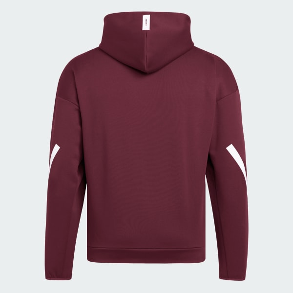 Burgundy Texas A&M Aggies Full Zip Player Travel ZNE Hoodie