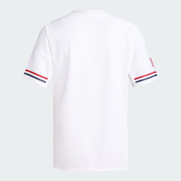 White Texas A&M Full-Button Jersey