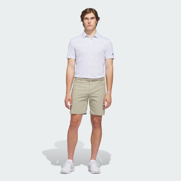 White ULTIMATE365 MESH TANGO PRINT CLIMACOOL POLO SHIRT