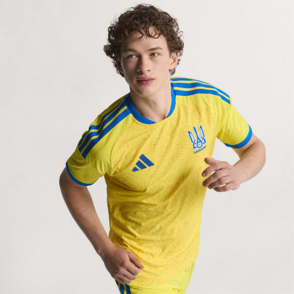 Yellow Ukraine 26 Home Authentic Jersey