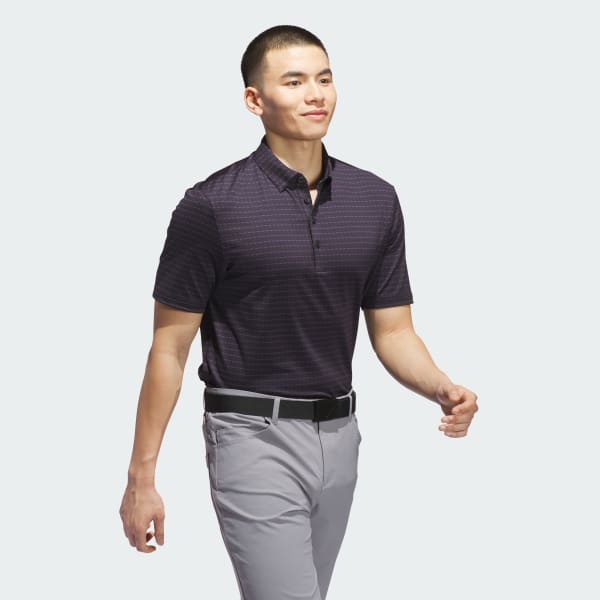 Black Ultimate365 Dash Stripe Polo Shirt