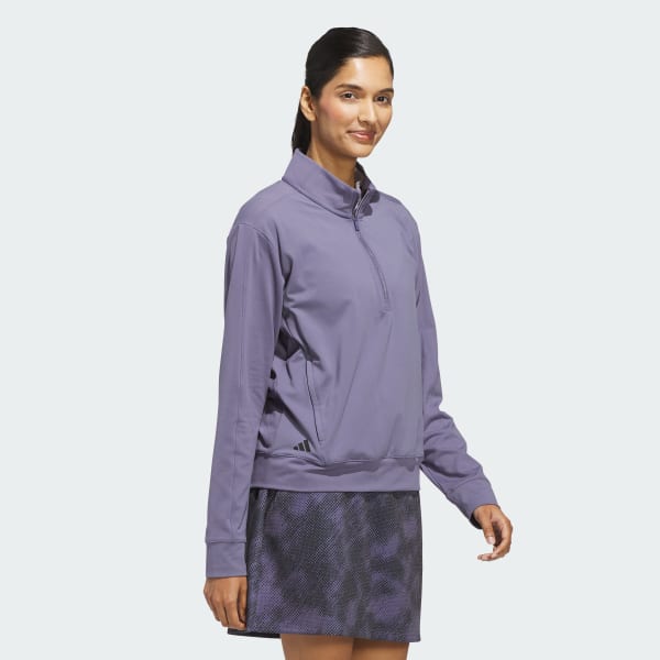 Purple Ultimate365 Half-Zip Layering Top