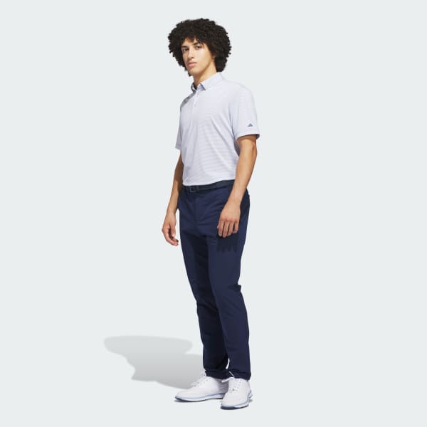 White Ultimate365+ Pencil Stripe Climacool polo shirt
