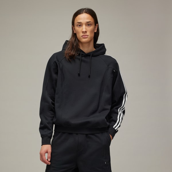 Black Y-3 Cut Line Hoodie