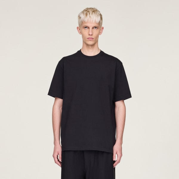 Black Y-3 Graphic Short Sleeve Tee