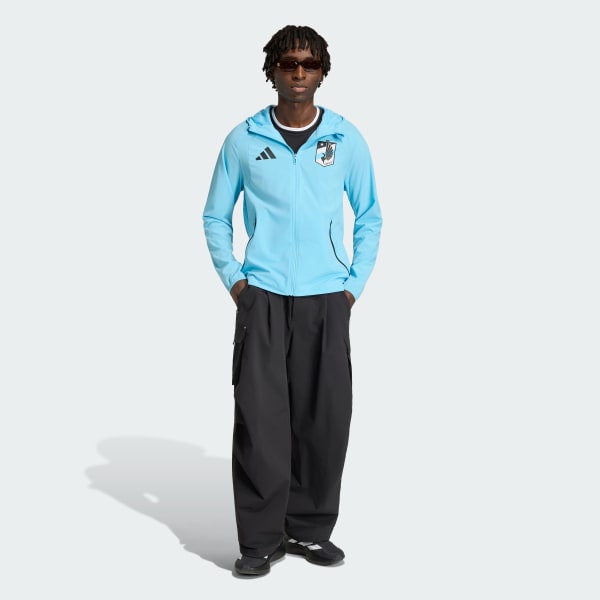 Blue Minnesota United FC Tiro Travel Full Zip Windbreaker