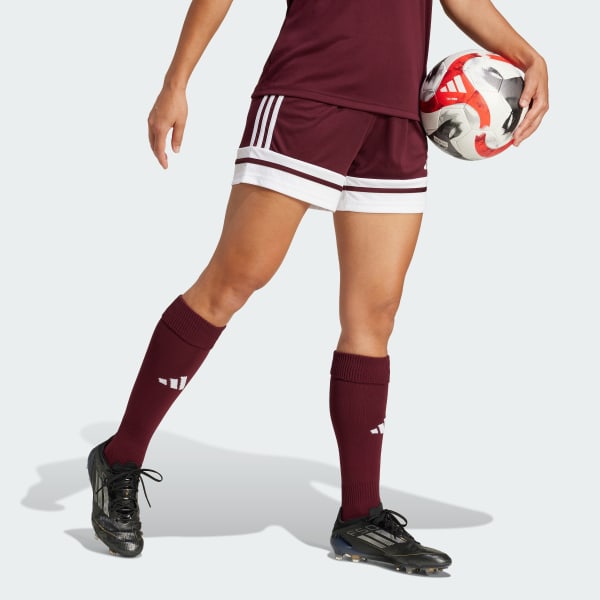 Burgundy Squadra 25 Short-Length Shorts