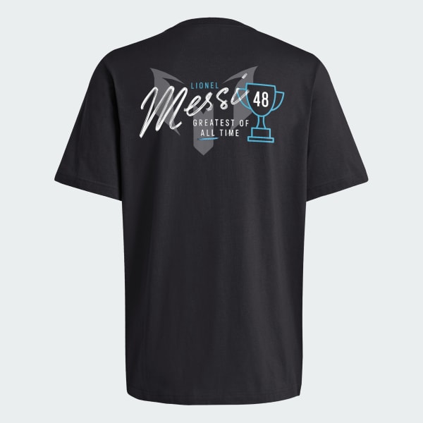 Black Messi Greatest Of All Time Tee
