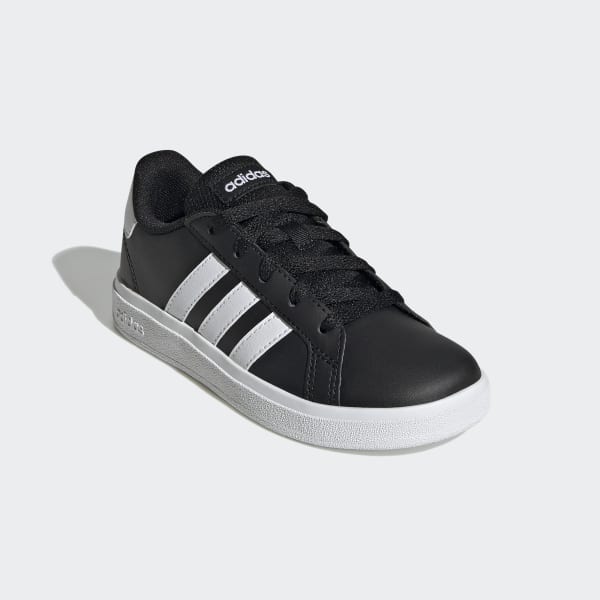 Black Grand Court Lace-Up Shoes