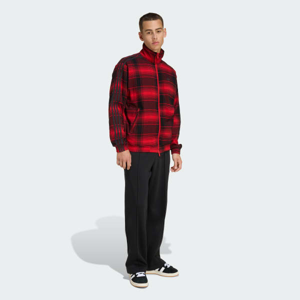 Red FIREBIRD TRACK TOP TARTAN