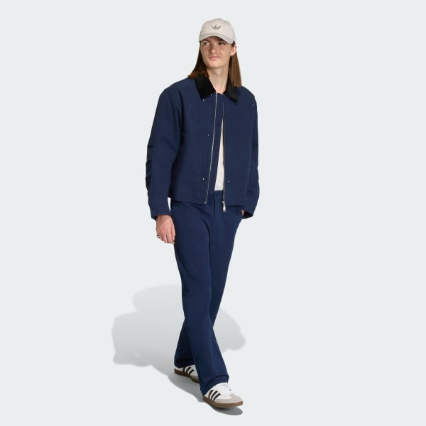 Blue PREMIUM ESSENTIALS BOMBER JACKET