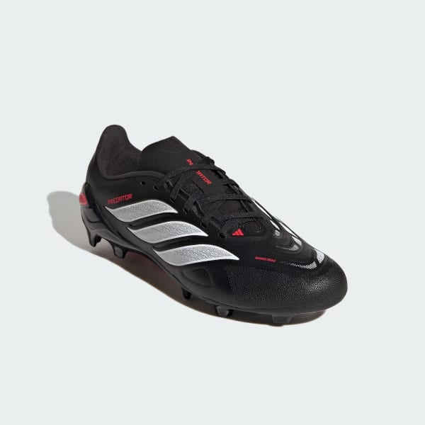 Black PREDATOR LEAGUE Firm Ground Football Boots Kids