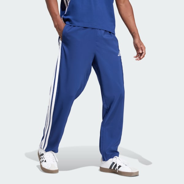 Blue Essentials 3-Stripes Stanford Pants Open Hem