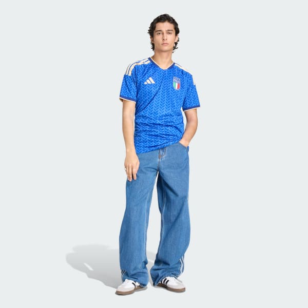 Blue Italy 26 Home Jersey