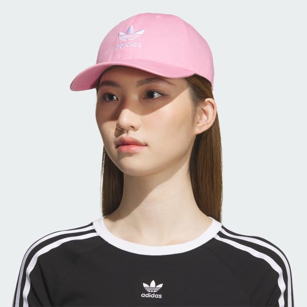 Pink Relaxed Strap Back Hat