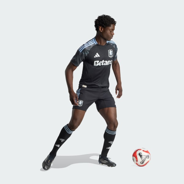 Black Aston Villa FC 25/26 Away Authentic Jersey