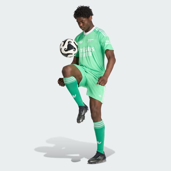 Green Arsenal 25/26 Third Goalkeeper Shorts