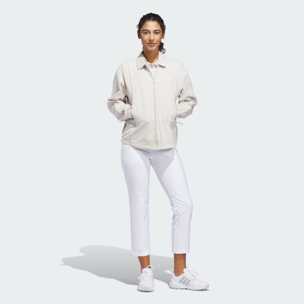 Beige ULTIMATE365+ PEPLUM GRID JACKET