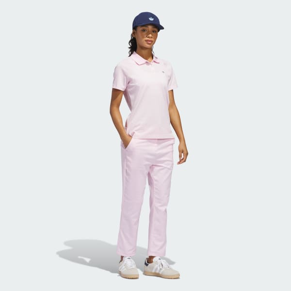Pink Originals All Over Trefoil Polo Shirt