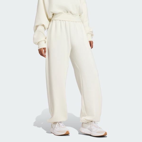 White Soft Lux Loose Pant