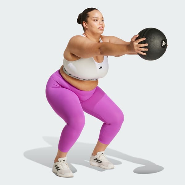 White Techfit Bra (Plus Size)