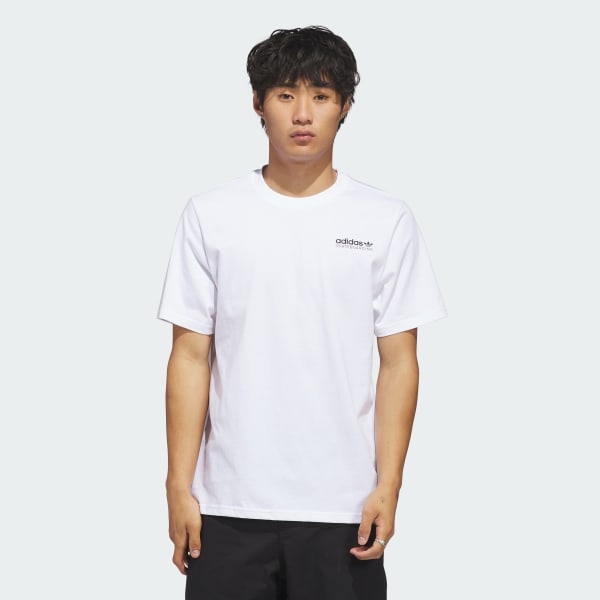 White SKATEBOARDING SKELETONS TEE