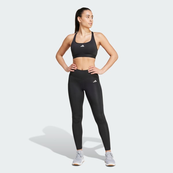 Black Optimé Essentials Stash Pocket Full-Length Leggings