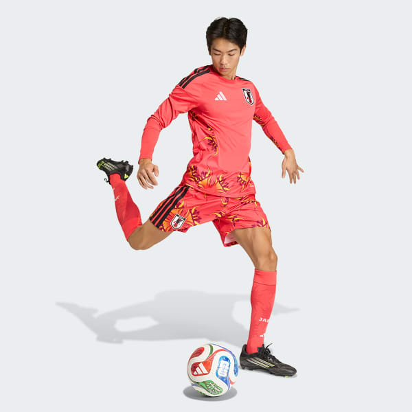 Red Japan 26 Home Goalkeeper Jersey Long Sleeve