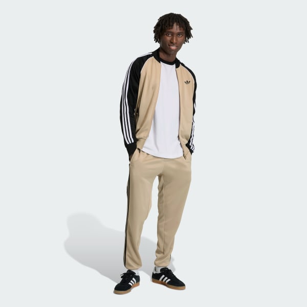 Beige SST TRACK PANTS