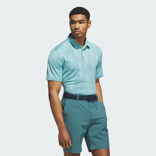 Turquoise Ultimate365 Micro Texture Polo Shirt