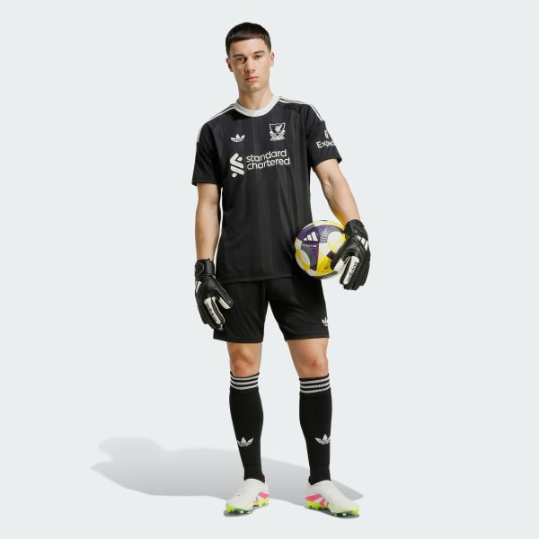 Black Liverpool FC 25/26 Third Goalkeeper Shorts