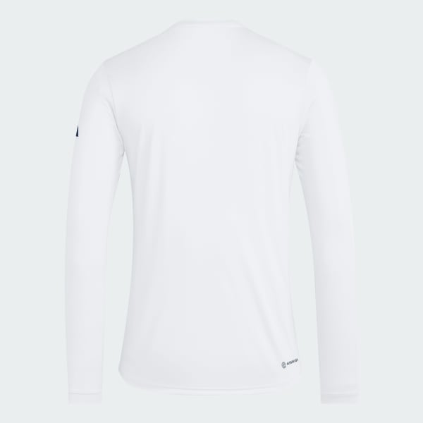 White ST. JOHN’S RED STORM MEN’S LONG SLEEVE PREGAME TEE