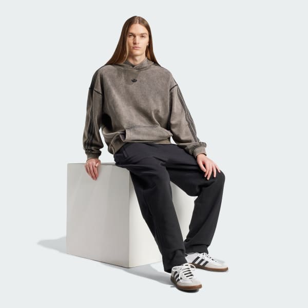 Black Premium Essentials Open Hem Pants