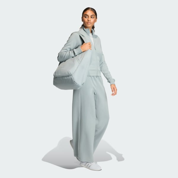 Green Soft Lux Slim Track Top