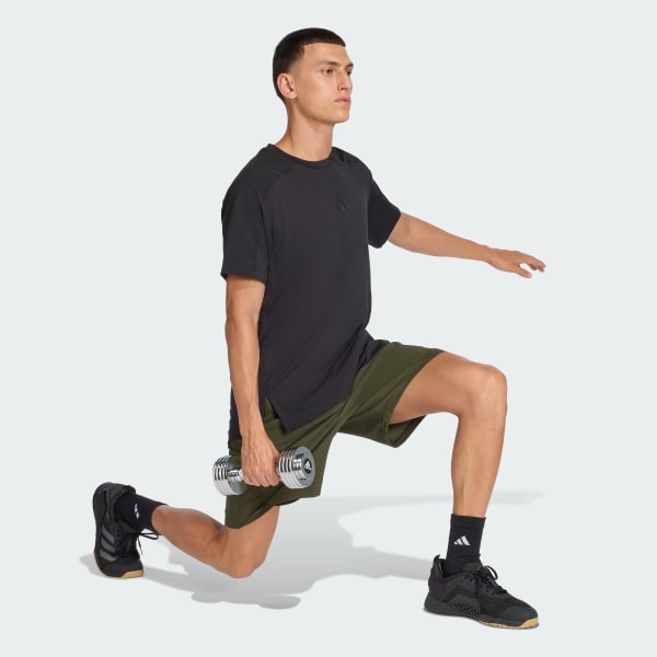 Green Train Essentials Woven Training Shorts