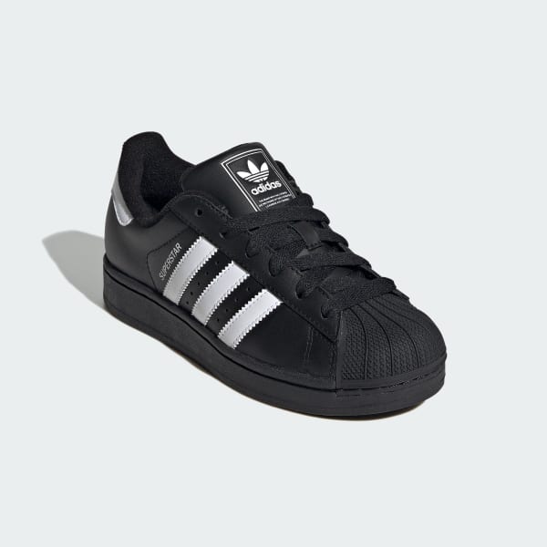 Black Superstar II Shoes Kids