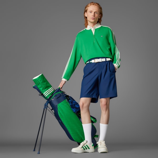 Green Originals 3-Stripes 1/4 Zip Sweatshirt