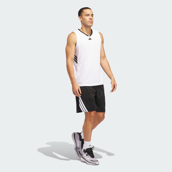 Black Legends 3-Stripes Basketball Shorts