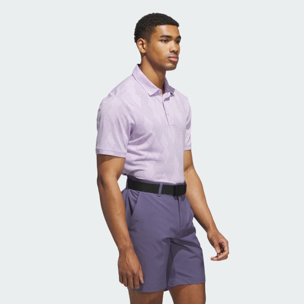 Purple Ultimate365 Micro Texture Polo Shirt