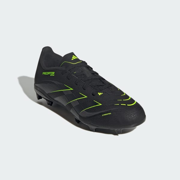 Black Predator League Firm/Multi-Ground Boots Kids