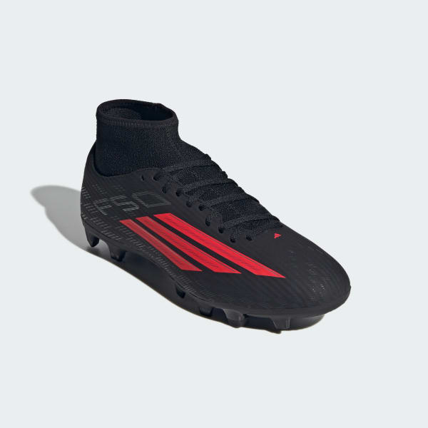 Black F50 CLUB Mid Cut Firm Ground / Multi Ground Football Boots
