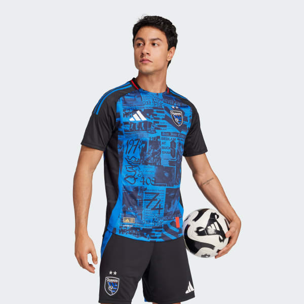 Black San Jose Earthquakes 25/26 Home Authentic Jersey