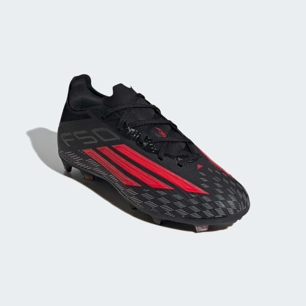 Black F50 ELITE Firm Ground Football Boots Kids