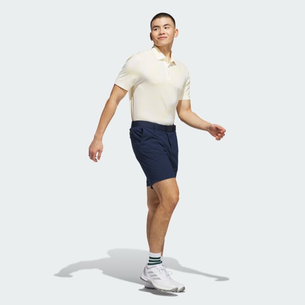 Yellow Ultimate365 Printed Mesh Polo Shirt